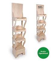Holzdisplay OpenWood 1/8