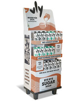 Sockeldisplay für Tetrapacks