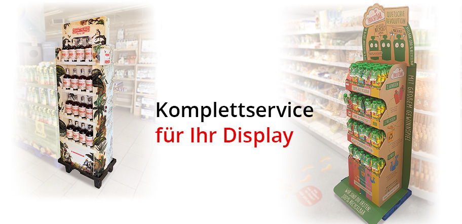 spot displays Komplettservice