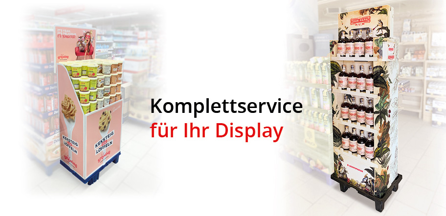 spot displays Komplettservice