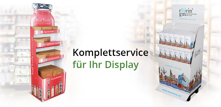 spot displays Komplettservice