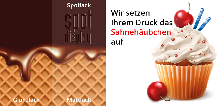 spot displays Digitaldruck