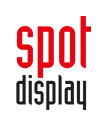 Logo: spot display GmbH Displayshop